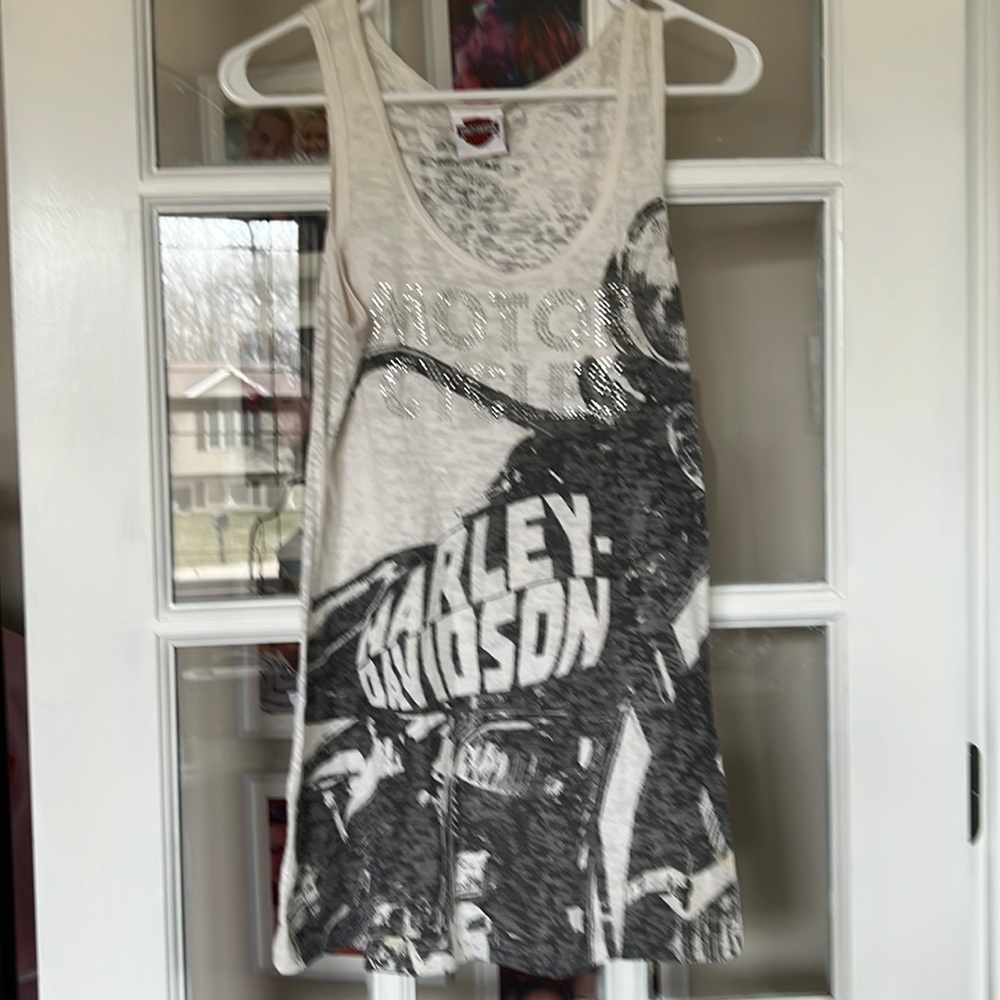 Harley Davidson xl cream tank